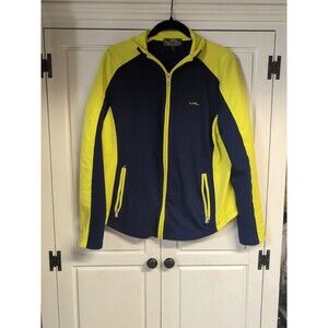 Ralph Lauren Active- Jacket Women XL Blue Neon Green Full Zip Track
